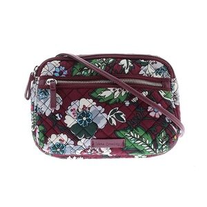 NWOT VERA BRADLEY RETIRED Bordeaux  Blooms Crossbody Should Bag